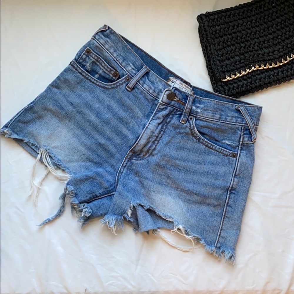 Free people high wasted shorts